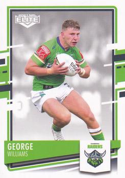 2021 NRL Elite #017 George Williams Front